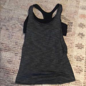 Lululemon (size 8) 2 in 1 tank size 8-worn 1 time